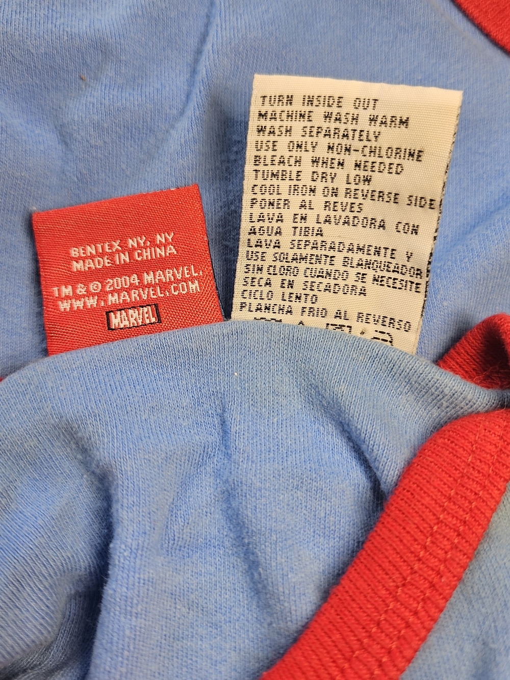 Spider-Man Blue & Red Baby One Piece - Picture 4 of 4